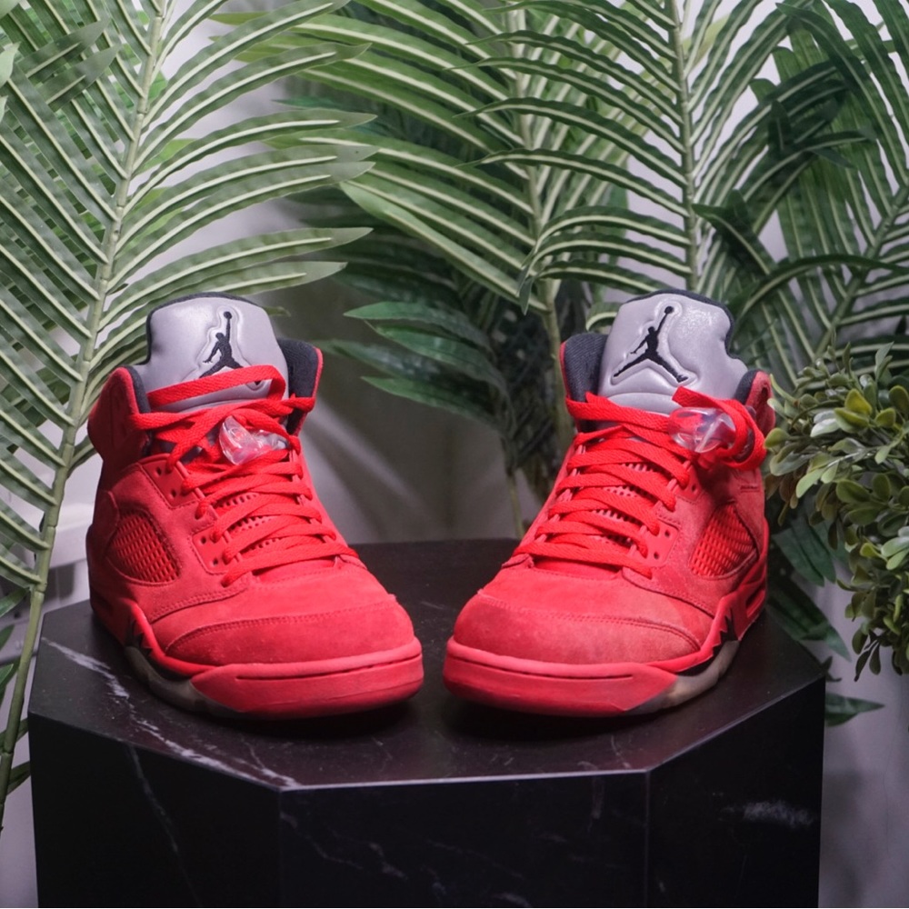 Air Jordan 5 retro red suede